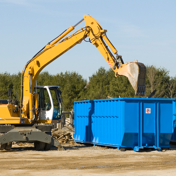 what are the rental fees for a residential dumpster in East Buffalo PA